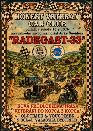 Radegast-33 2026 Veteráni do kopca z kopca